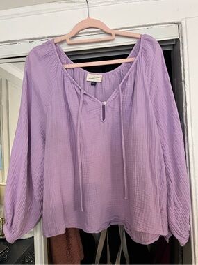 Lavender Top with Tie - Universal Thread